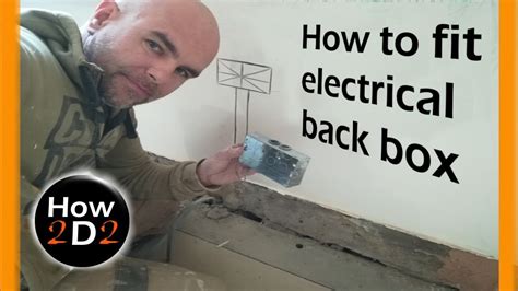 electrical back box drill|How To Fit An Electrical Socket Back Box Perfectly .